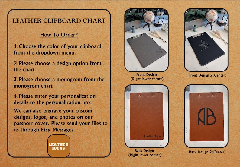 Custom Name Coach Clipboard, Personalized Leather Clipboard, Gift For Baseball Coach, Coach Appreciation Gift, Baseball Leather Clipboard zdjęcie 10