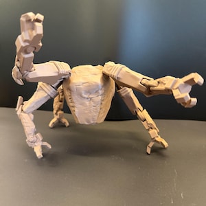Modèle articulé rocheux du projet Hail Mary | Réplique d'accessoire de science-fiction, décoration de bureau