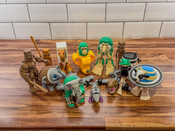 Italian Brainrot Figurine set. Tralalero, TungTung, Brr Brr Patapim, Lirili Larila, and more