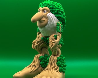 Brr Brr Patapim Figure | 3D Printed Brainrot Articulated Meme Toy