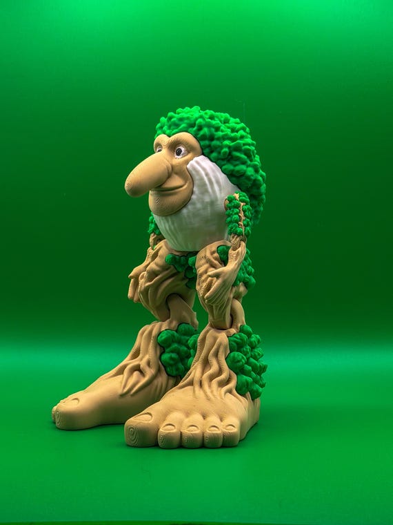 Brr Brr Patapim Figure | 3D Printed Brainrot Articulated Meme Toy