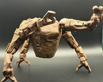 Progetto Hail Mary Rocky - Modello articolato - Scultura testurizzata dipinta a mano (finitura effetto pietra realistica)