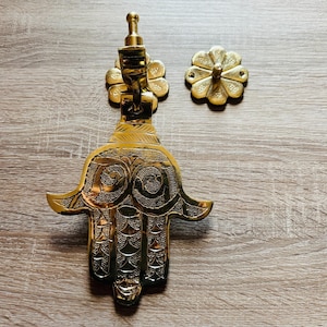 Beautiful Antique Brass Coat Hook – Solid Brass Wall Hook, Unique Towel Hook, Vintage Luxe Wall Hanger, Classy Home Decor Hook