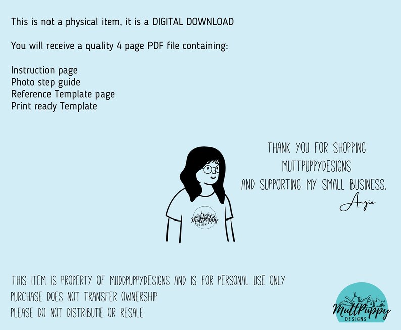 Printable Template and Instructions for Making a 5"x7" Envelope From U ...