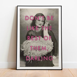 Funny Wall Art Print Instant Download, Contemporary Wall Art Poster, Graduation Gift for Her