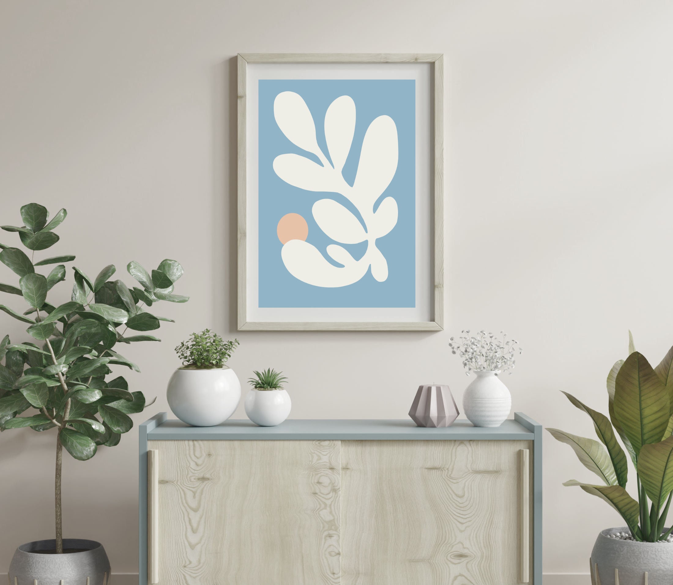 Boho Wall Art Print, Printable Modern Minimalist Art, Instant Download ...