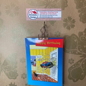 Cartão engraçado de cumprimentos de aniversário de golfe
