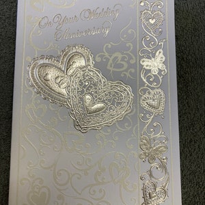 Cartão de felicitações de casamento de feliz aniversário