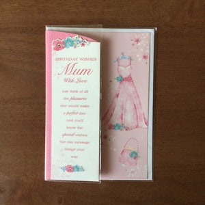 Cartão de felicitações de feliz aniversário para mãe