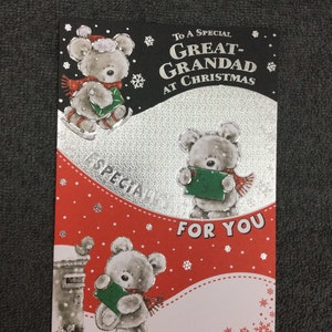 Great Grandad Christmas Greetings Card
