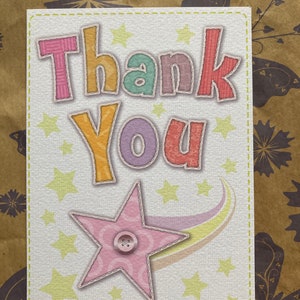 Tarjeta de felicitación de agradecimiento