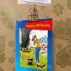 Carte de voeux d'anniversaire drôle de barbecue