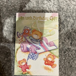 Monedero con sobre para felicitaciones por tu 18.° cumpleaños