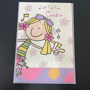 Cartão de felicitações de aniversário do primo