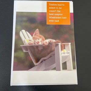Carte de vœux d’anniversaire drôle de chat