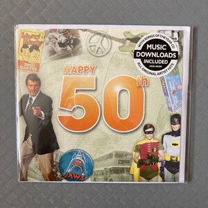 50. Geburtstag Grußkarte mit CD