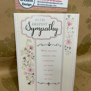 Carte de voeux de sympathie