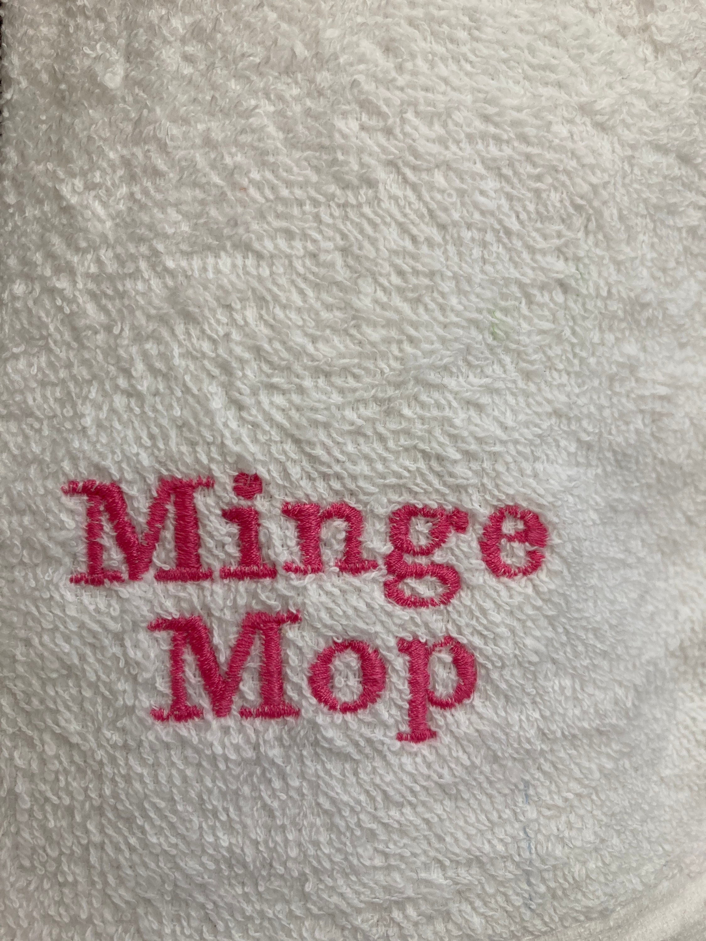 Embroidered Minge Mop Towel With FREE Personalisation Etsy UK