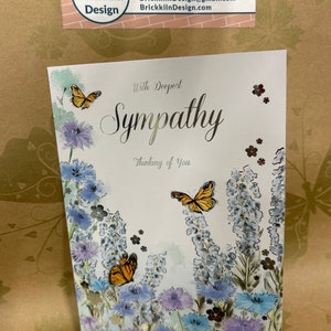 Carte de voeux de sympathie