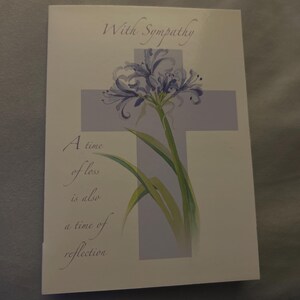 Carte de voeux de sympathie