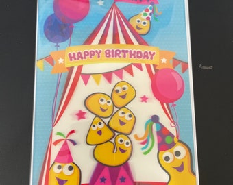 Winnie the Pooh 1st birthday greetings card