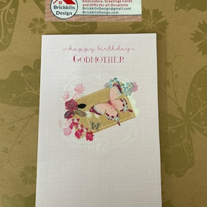 Feliz Cumpleaños Madrina Tarjeta de Felicitaciones