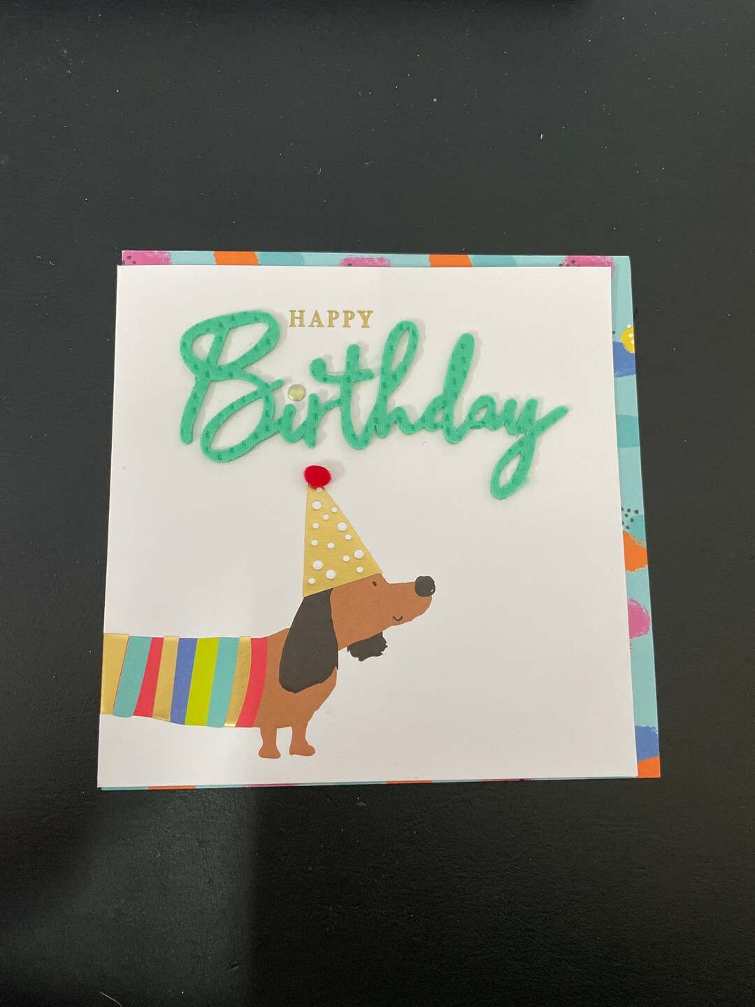 3D Sausage Dog Happy Birthday Greetings Card Etsy