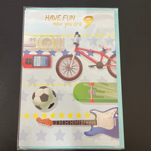 Carte de voeux 9e anniversaire