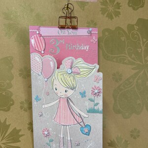 3rd birthday greetings card