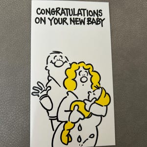 Nouveau-né / Carte de voeux pour nouveau-né