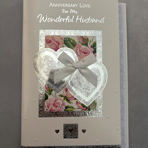 Voor mijn geweldige echtgenoot op de wenskaart voor onze trouwdag
