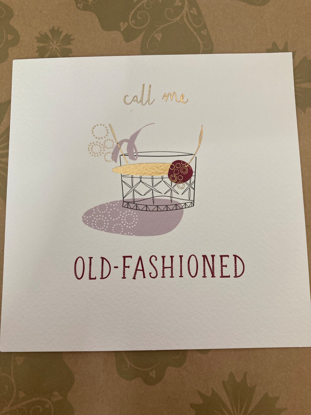 Happy Birthday Old Fashioned Greetings Card - Etsy
