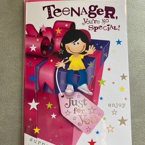 Teenager auf deinem Geburtstag Grußkarte