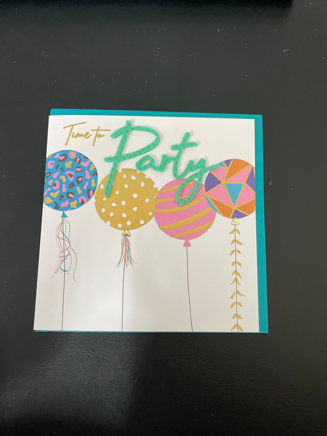 Timezone Party Card 3D Time to Party Birthday Greetings Card - Etsy