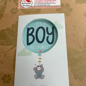Nueva tarjeta de saludos de bebé