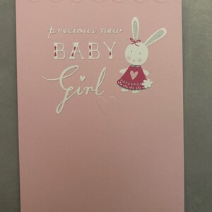 Nouvelle carte de voeux pour petite fille