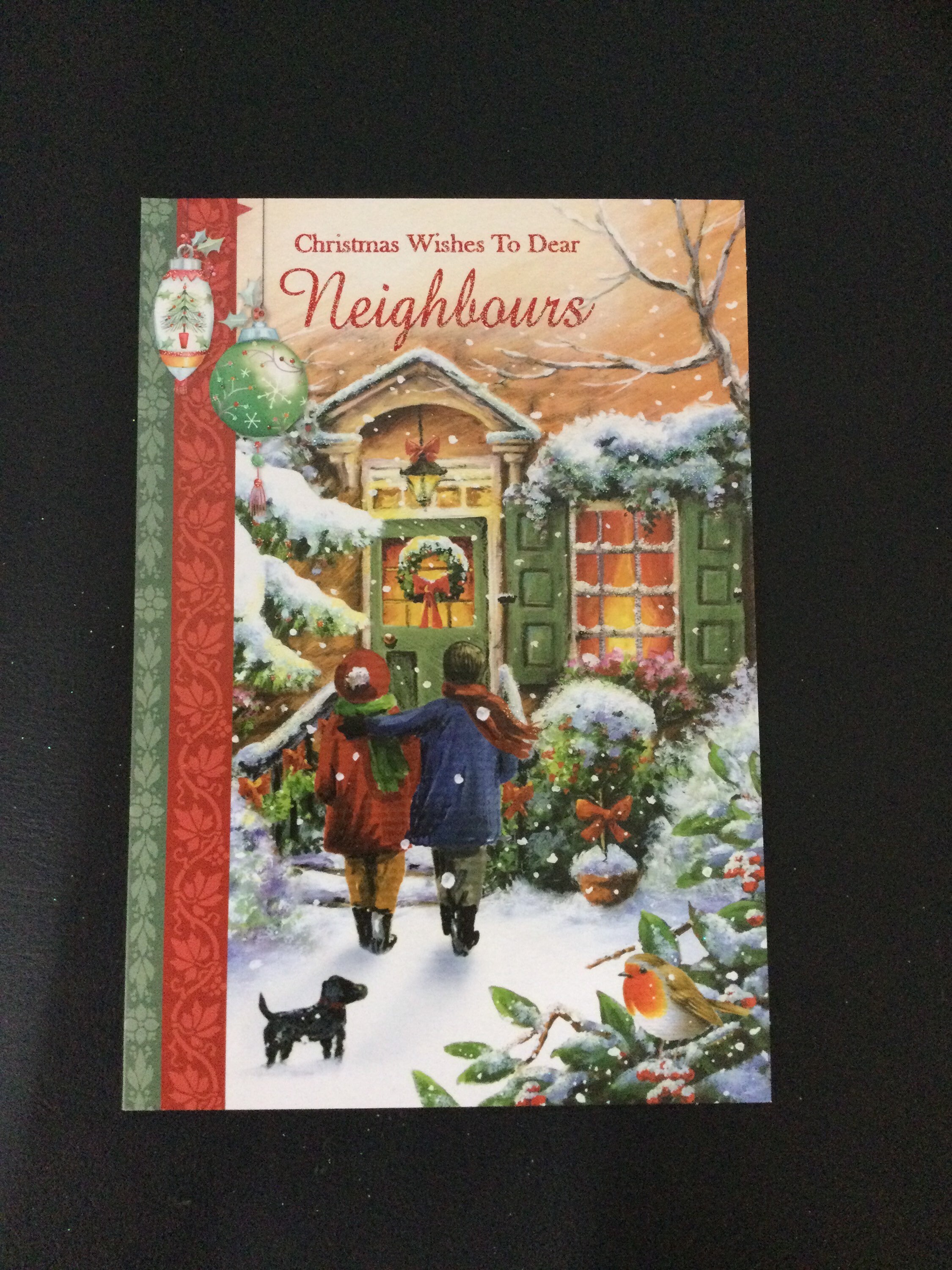 Besondere Nachbarn Weihnachtsgrüße Karte Etsy.de