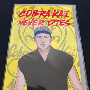 Carte de voeux Joyeux anniversaire Cobra Kai Karaté Kid