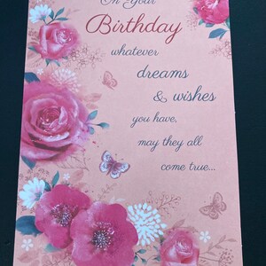 Carte de voeux joyeux anniversaire Le jour de votre anniversaire