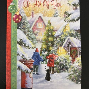 To All of You Merry Christmas Greetings Card