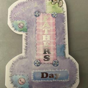 Bonne 1ère fête des pères carte de voeux papa