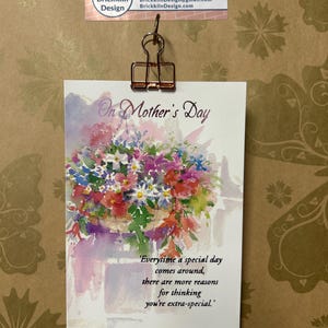 Biglietto di auguri per la festa della mamma