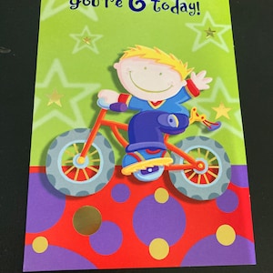 Carte de voeux 6e anniversaire