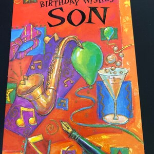 Alles Gute zum Geburtstag Sohn Grußkarte