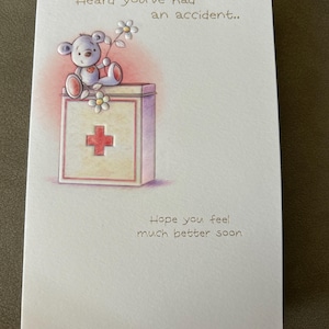 Carte de vœux « Bon rétablissement » suite à un accident