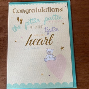 Nouvelle carte de vœux pour bébé