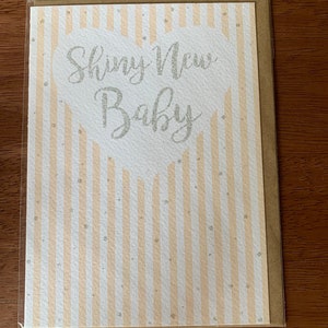 Nouvelle carte de vœux pour bébé