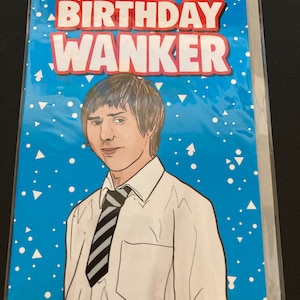 Biglietto di auguri divertente e maleducato per il compleanno di Wanker Jay Imbetweeners