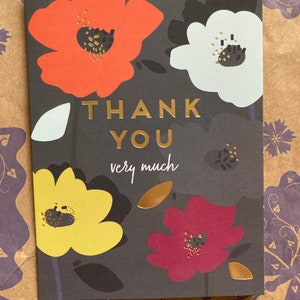 Gracias tarjeta de felicitaciones