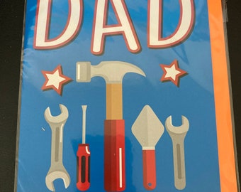 Dad Sharpest Tool in the Shed Greetings Card